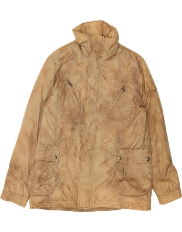 CALVIN KLEIN JEANS Mens Windbreaker Jacket UK 40 Large Beige Tie Dye Vintage Calvin Klein Jeans and Second-Hand Calvin Klein Jeans from Messina Hembry 