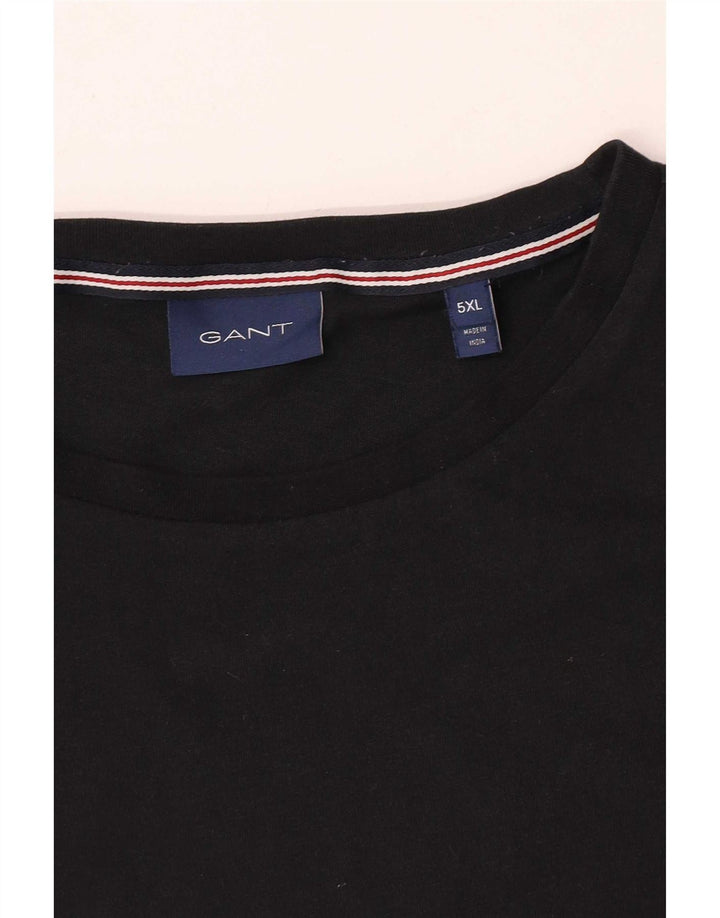 Gant Herre T-Shirt Top 5XL Sort