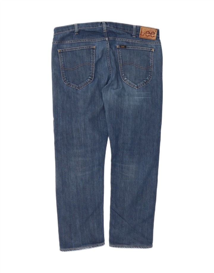 Lee Mens Daren Zip Fly Straight Jeans W36 L27 Blå