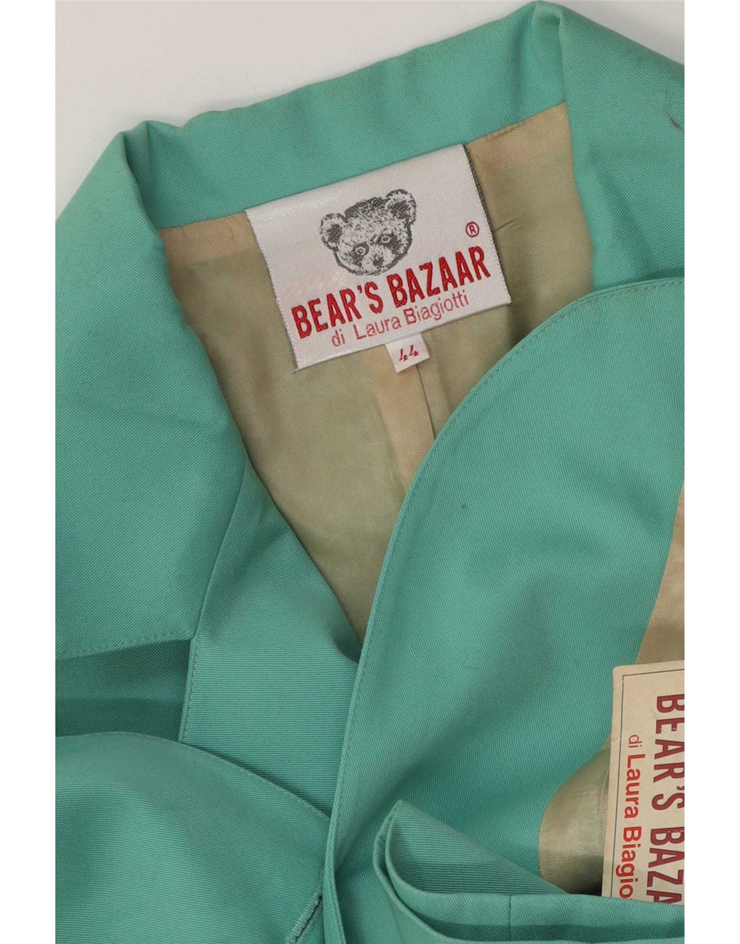 Laura Biagiotti Dame Bear's Bazaar Blazer Jacket IT 44 Medium Green