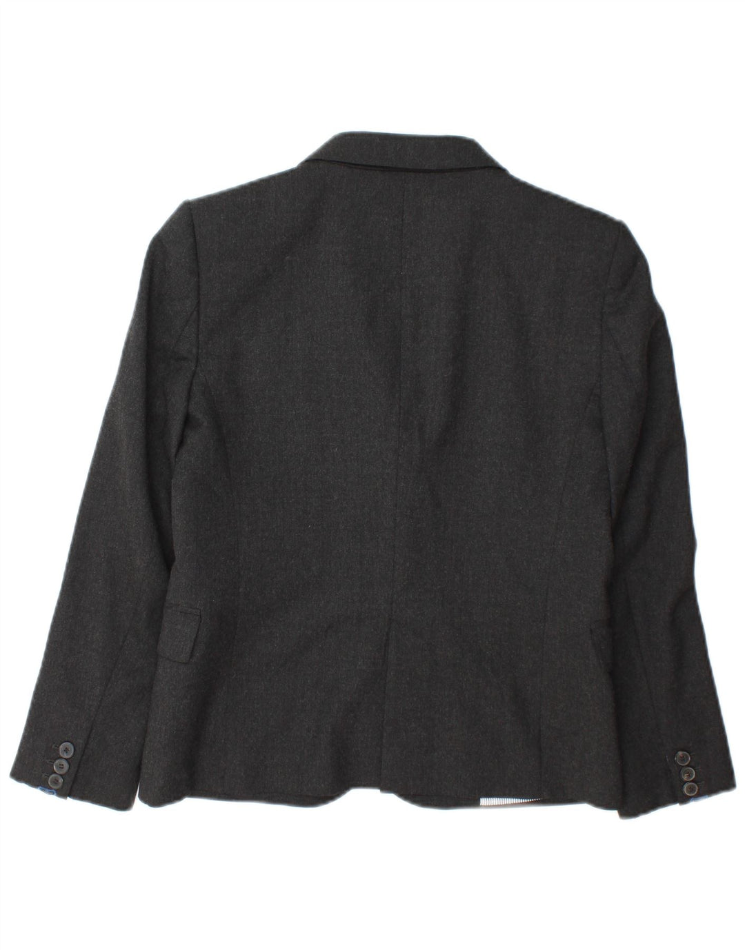 Zara Dame 2 Button Blazer Jacket UK 10 Small Grå