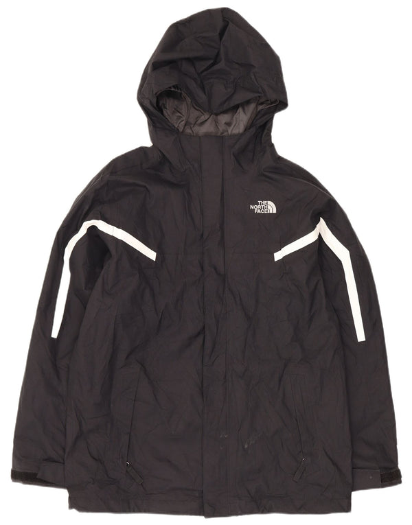The North Face Boys Hætte Regnjakke 14-15 År Stor Sort Sports