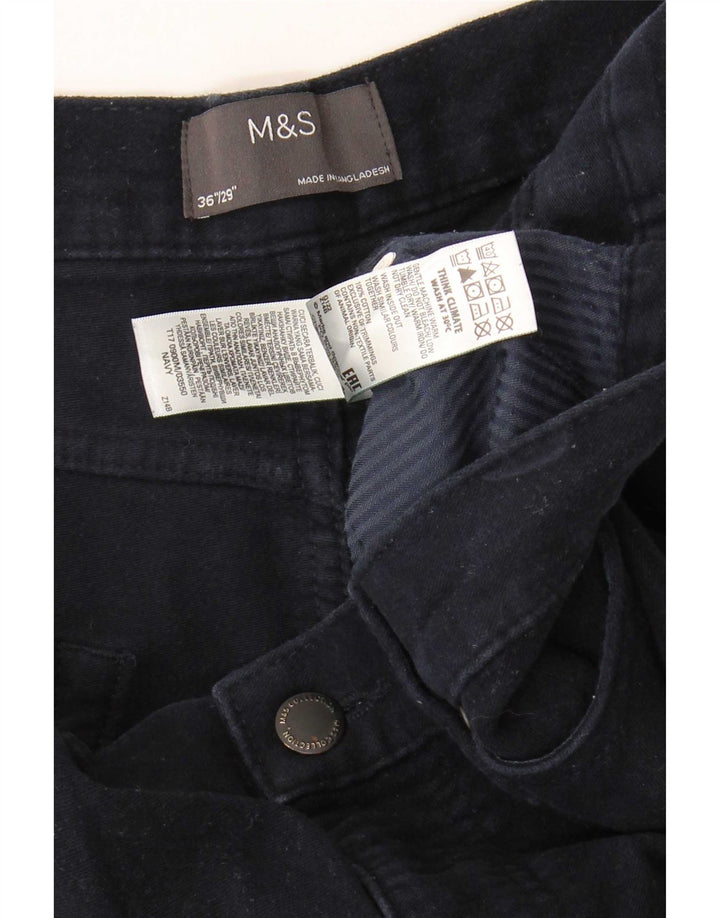 Marks & Spencer herre cropped jeans W36 L24 marineblå bomuld