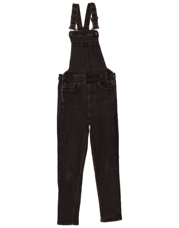 Jack Wills Damebukser Slim Jeans UK 10 Small W28 L26 Sort Bomuld