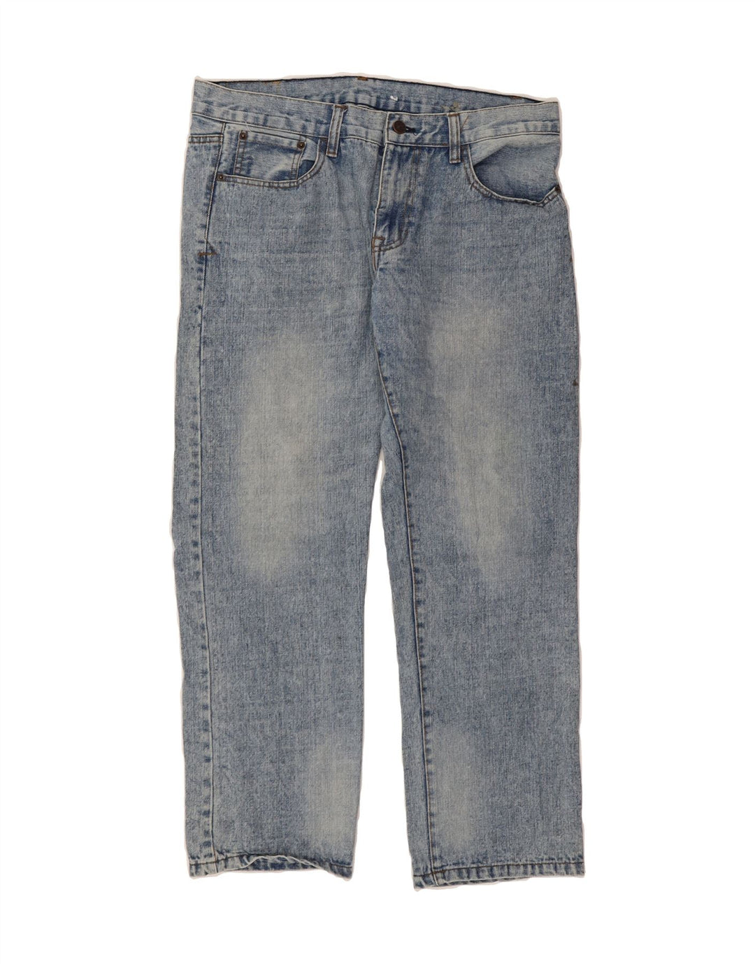 IZOD Mens Slim Straight Jeans W36 L30 Blue Cotton Vintage Izod and Second-Hand Izod from Messina Hembry 
