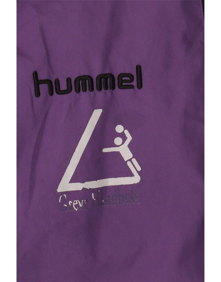 Hummel Herre grafisk træningsdragt Topjakke Stor Lilla Colourblock Polyester