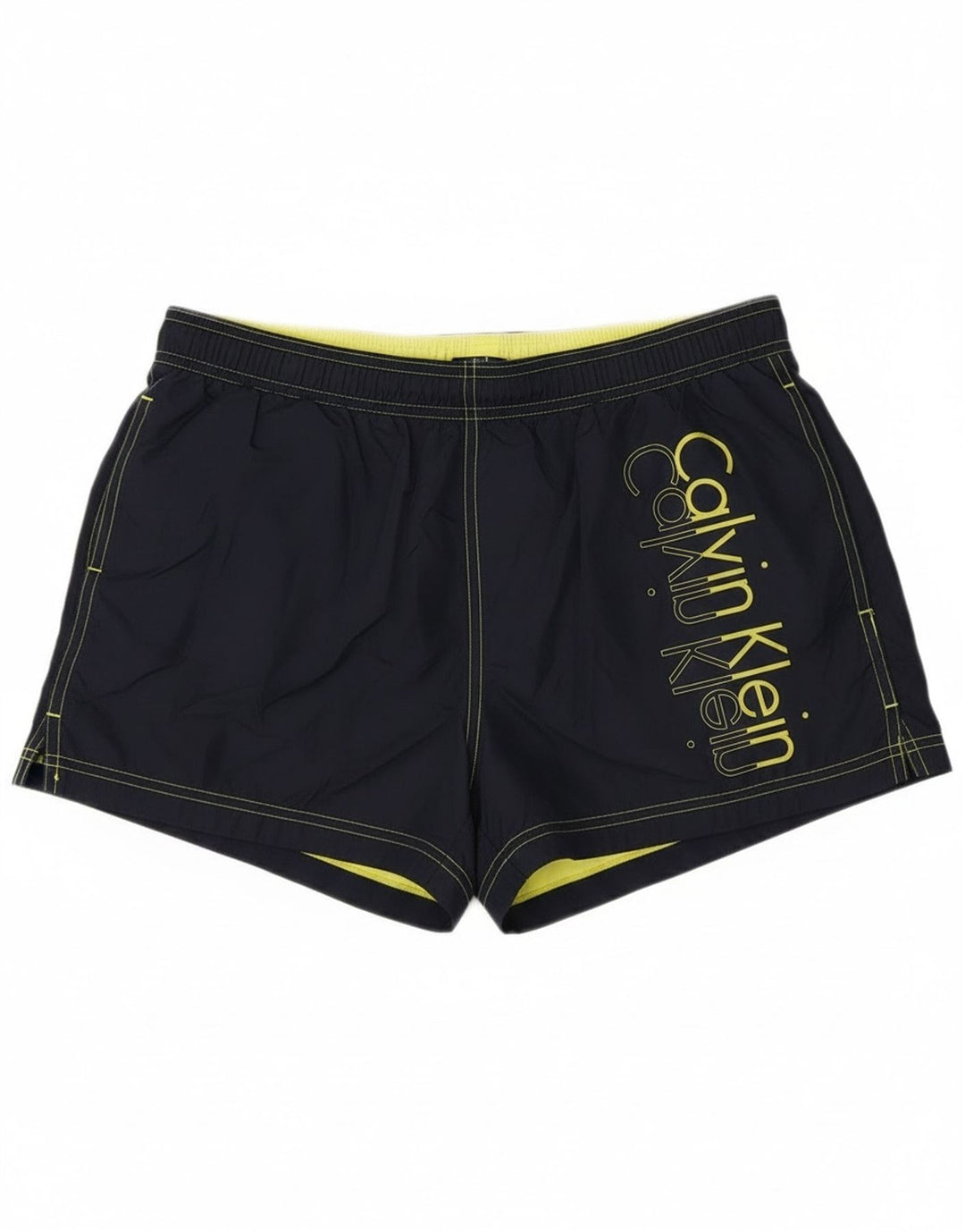 Calvin Klein Herre grafiske svømmeshorts store marineblå polyester