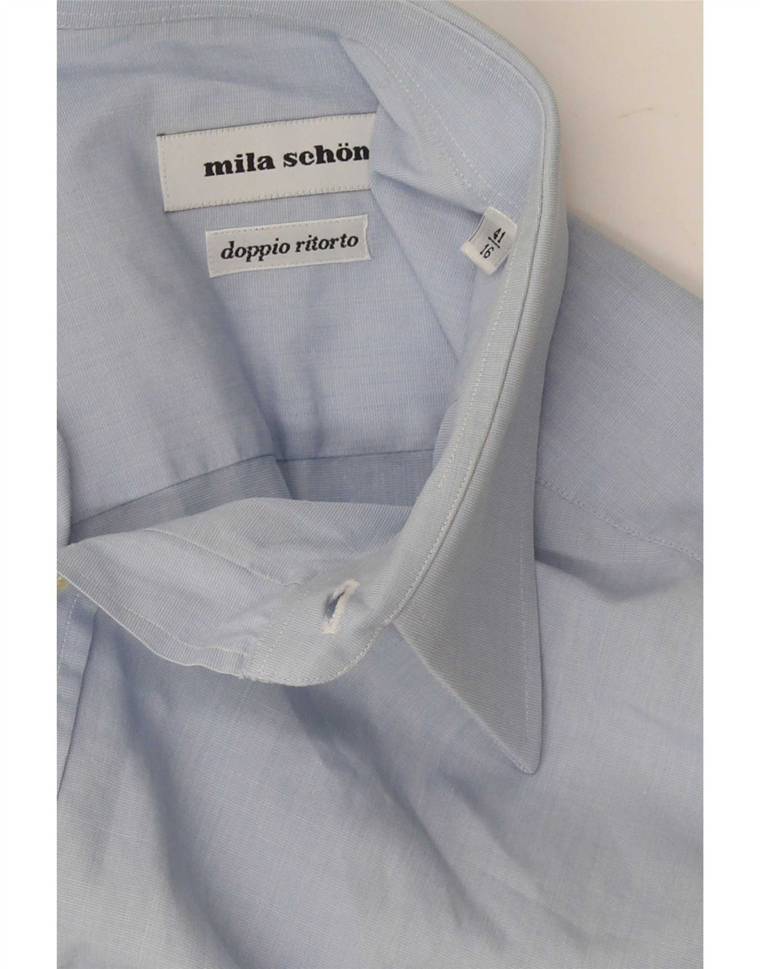 Mila Schon Herre kortærmet skjorte str. 41 16 Large Blue