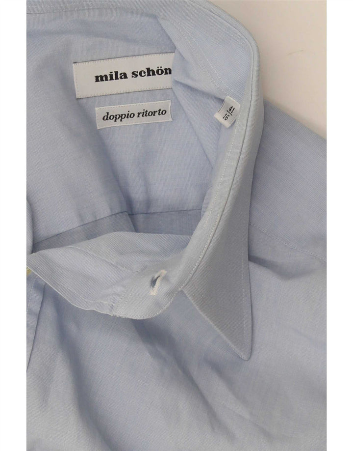 Mila Schon Herre kortærmet skjorte str. 41 16 Large Blue