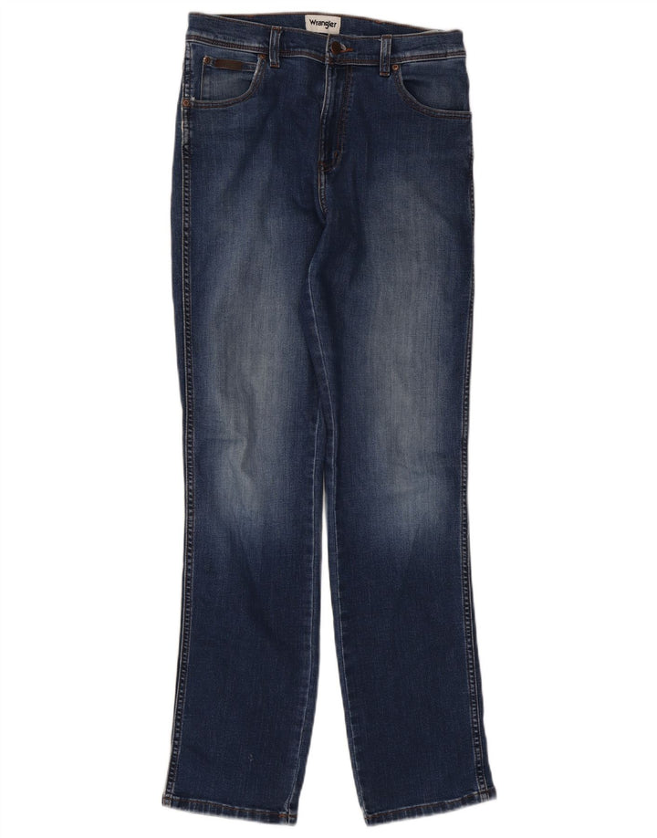 WRANGLER Herre Texas Straight Jeans W32 L34 Blå Bomuld