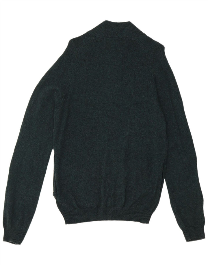 Marks & Spencer Herre cardigan sweater Medium Grøn uld