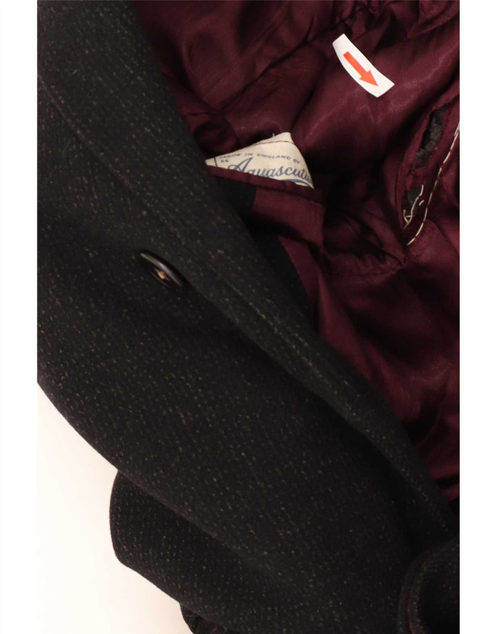 Aquascutum Overfrakke til mænd UK 40 Large Black