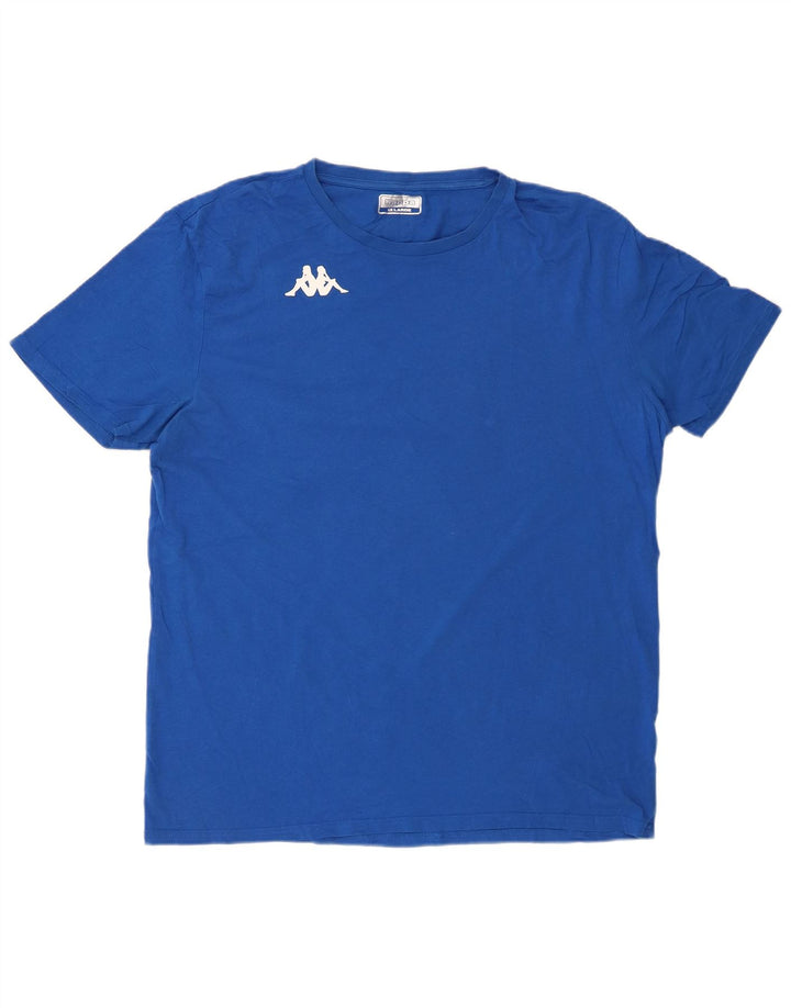 KAPPA Herre T-Shirt Top 2XL Blå
