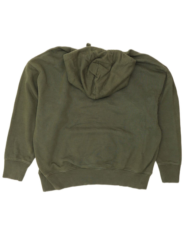 Tommy Hilfiger Herre grafisk hættetrøje Jumper Medium Grøn Bomuld