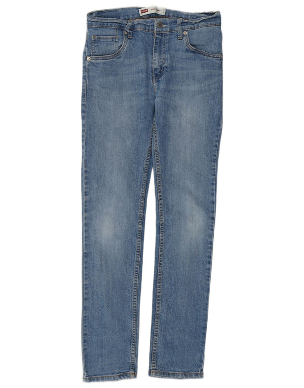 LEVI'S Girls 510 Skinny Jeans 15-16 år W28 L28 Blue Cotton