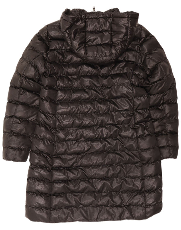 Geox Womens Respira hættepolstret frakke UK 14 Large Black Polyester