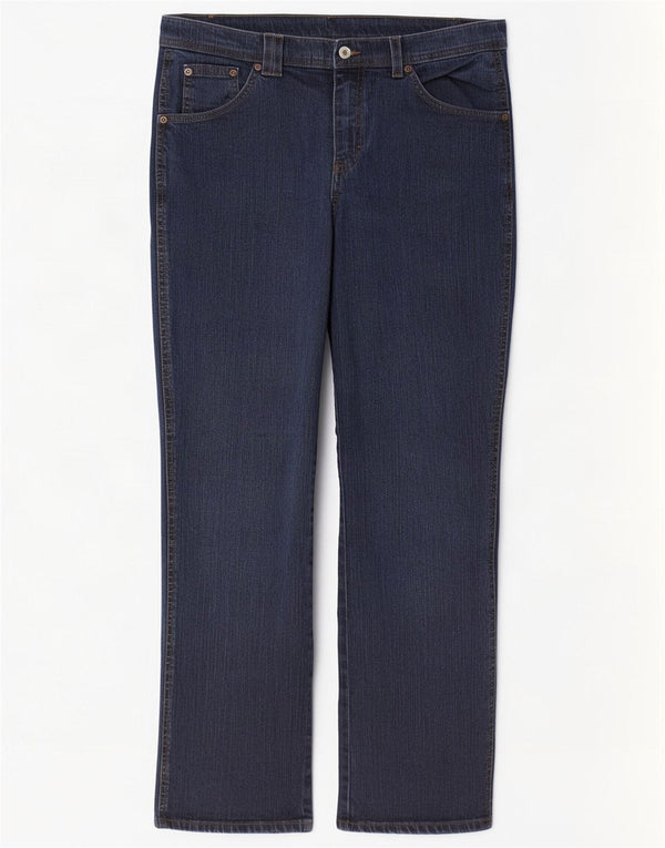 Marks & Spencer Lige jeans til kvinder UK 14 Medium W30 L30 Marineblå