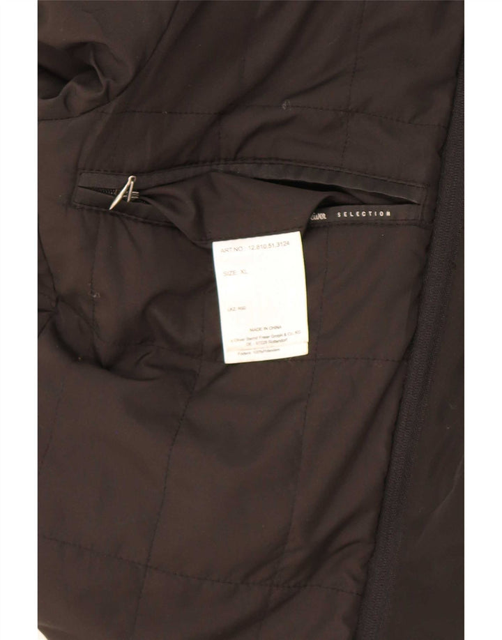 S.Oliver Herre Utility Jacket UK 42 XL Sort Uld