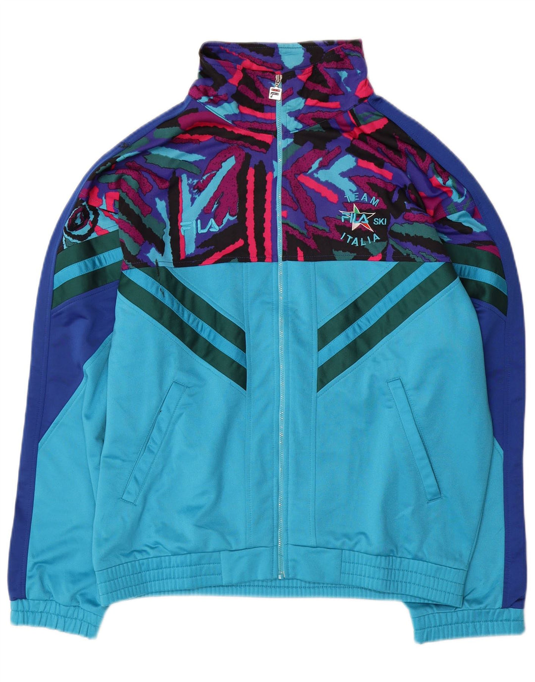 Fila Hel træningsdragt til mænd Medium Blue Colourblock Polyester