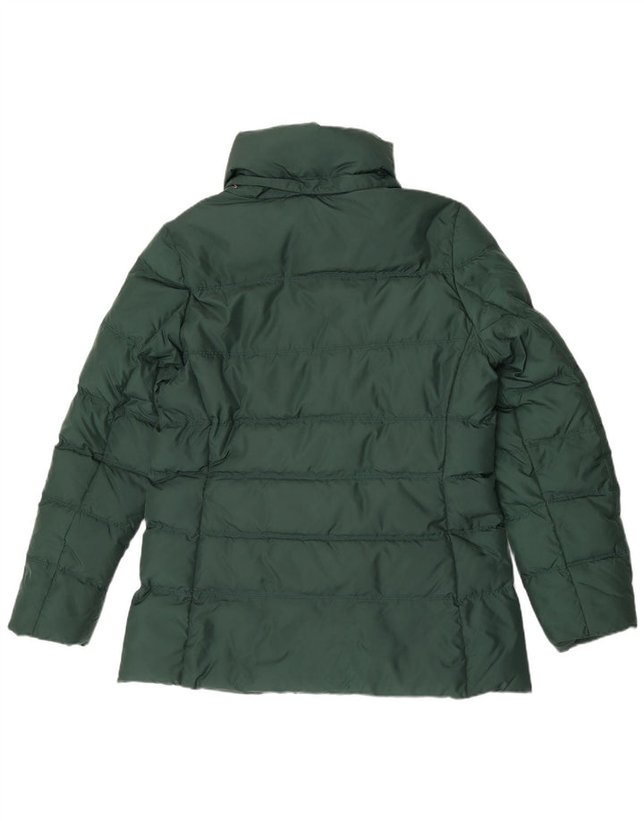 Tommy Hilfiger, polstret hættejakke til kvinder, UK 18 XL Grøn polyester