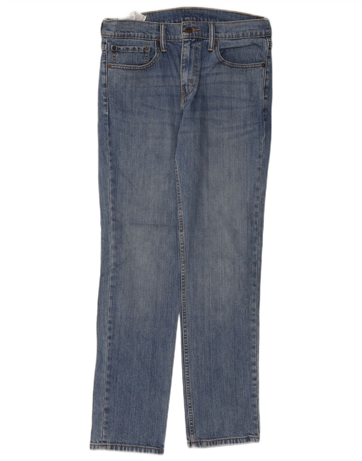 LEVI'S Herre 511 Slim Jeans W31 L32 Blå Bomuld