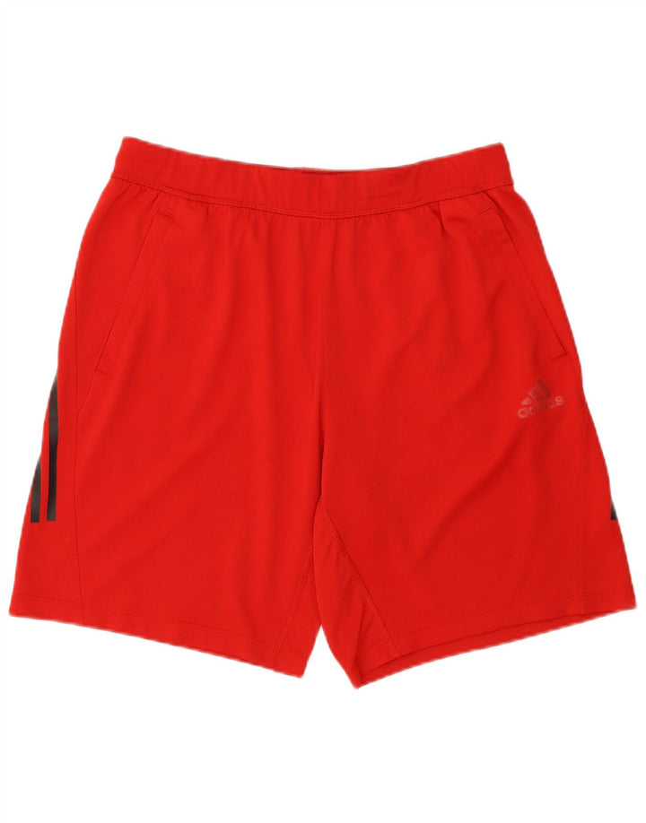 Adidas Aeroready Sportsshorts til mænd store røde polyester