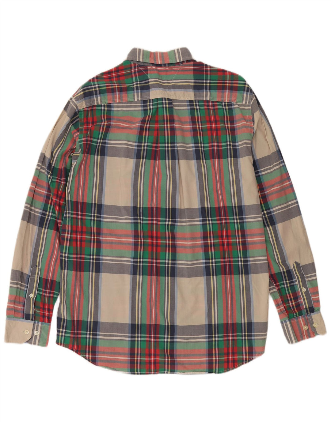 Tommy Hilfiger Herreskjorte Stor flerfarvet ternet bomuld