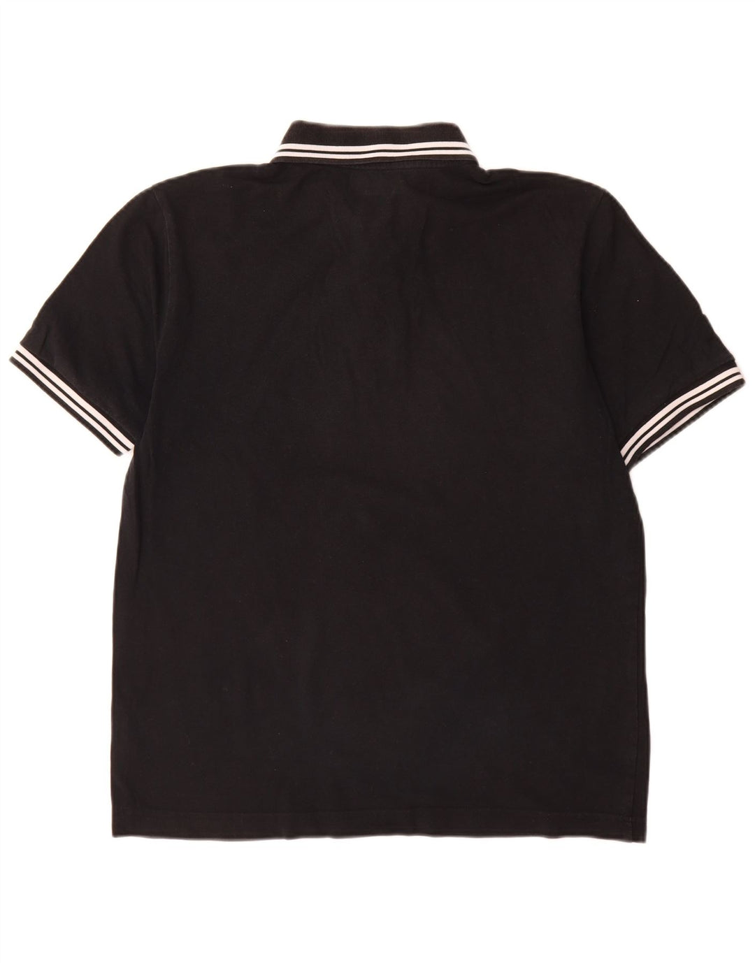 Kappa herre polo shirt stor sort stribet