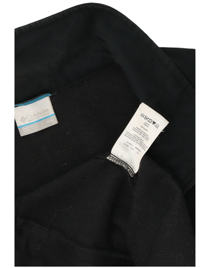 COLUMBIA Herre Windbreaker Jacket UK 44 2XL Navy Blue Polyester