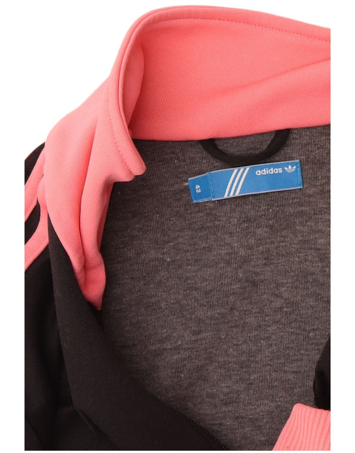 Adidas Grafisk træningsdragt topjakke til kvinder IT 42 Medium Sort Colourblock