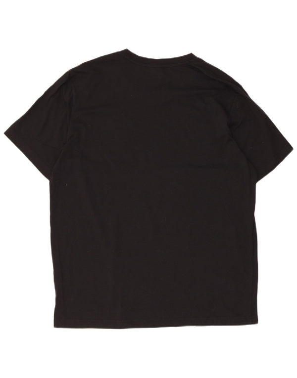 Champion Herre Grafisk T-Shirt Top Stor Sort