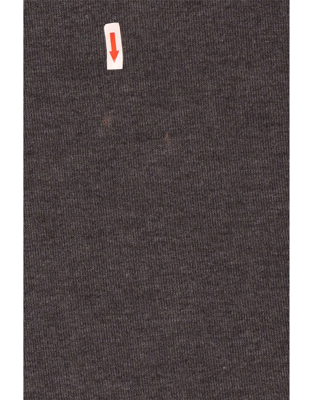 Zara Dame T-Shirt Top UK 12 Medium Grå Bomuld