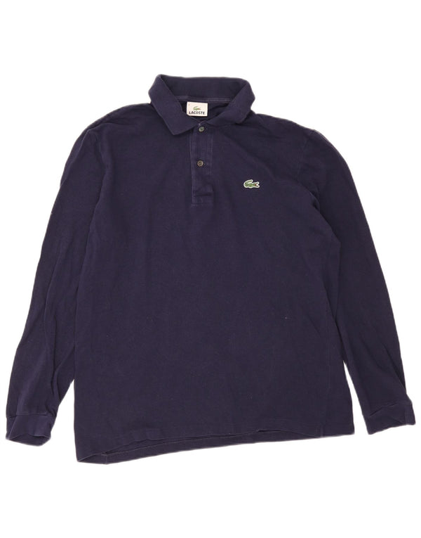 Lacoste Langærmet Polo Shirt til mænd Størrelse 4 Medium Navy Blue