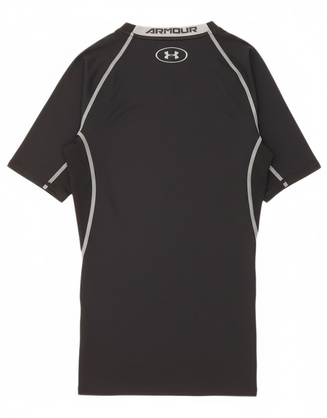 Under Armour Dame Grafisk T-Shirt Top UK 8 Small Black Polyester