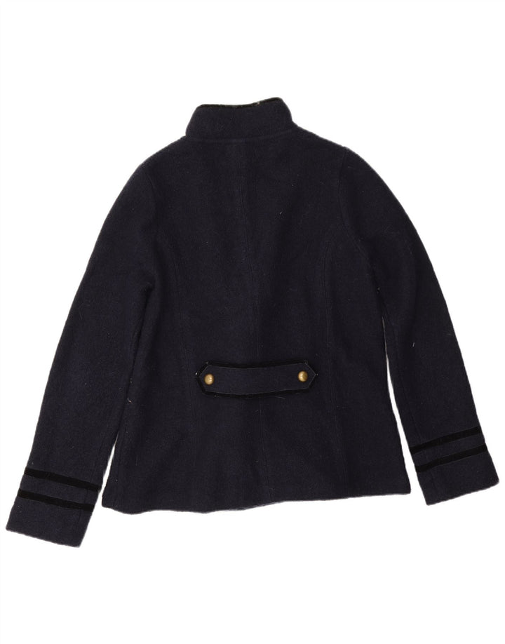 Zara Dame 5 Button Blazer Jacket UK 16 Large Navy Blue Uld