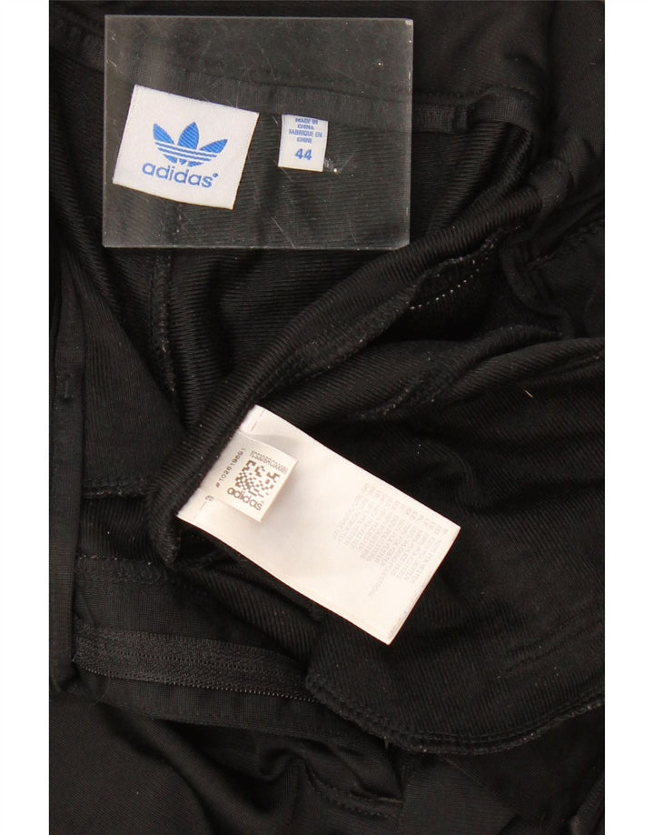 ADIDAS Womens Tracksuit Trousers IT 44 Medium Black Polyester Vintage Adidas and Second-Hand Adidas from Messina Hembry 