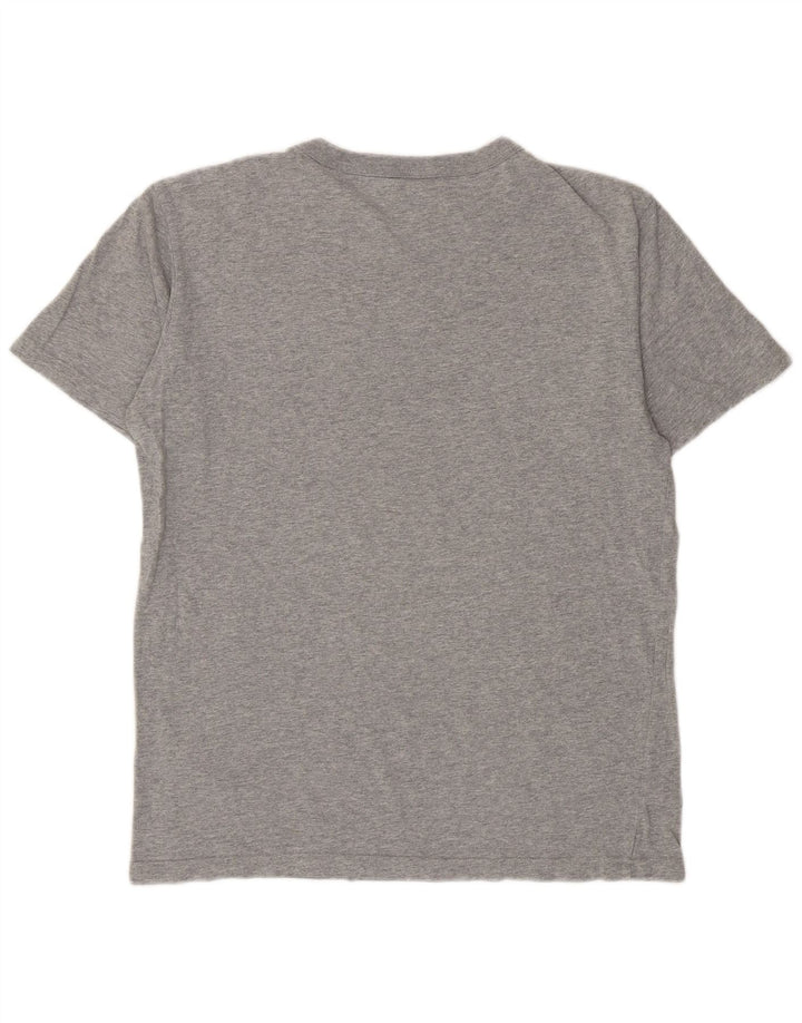 Champion Herre Grafisk T-Shirt Top Stor Grå Flecked