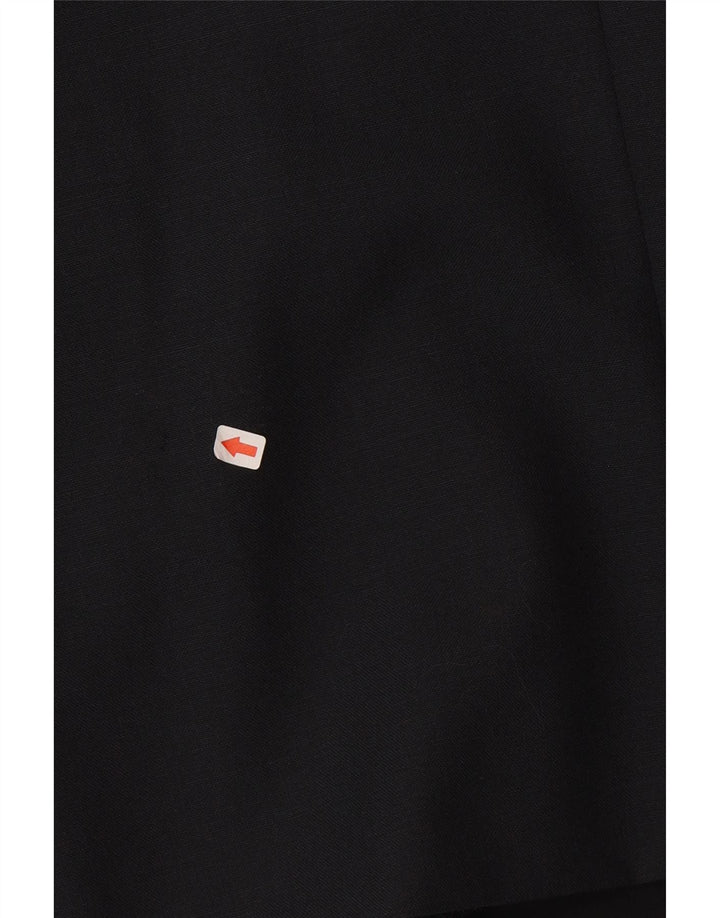 Profilo Herre Dobbeltradet Blazerjakke IT 48 Medium Sort Virgin Wool
