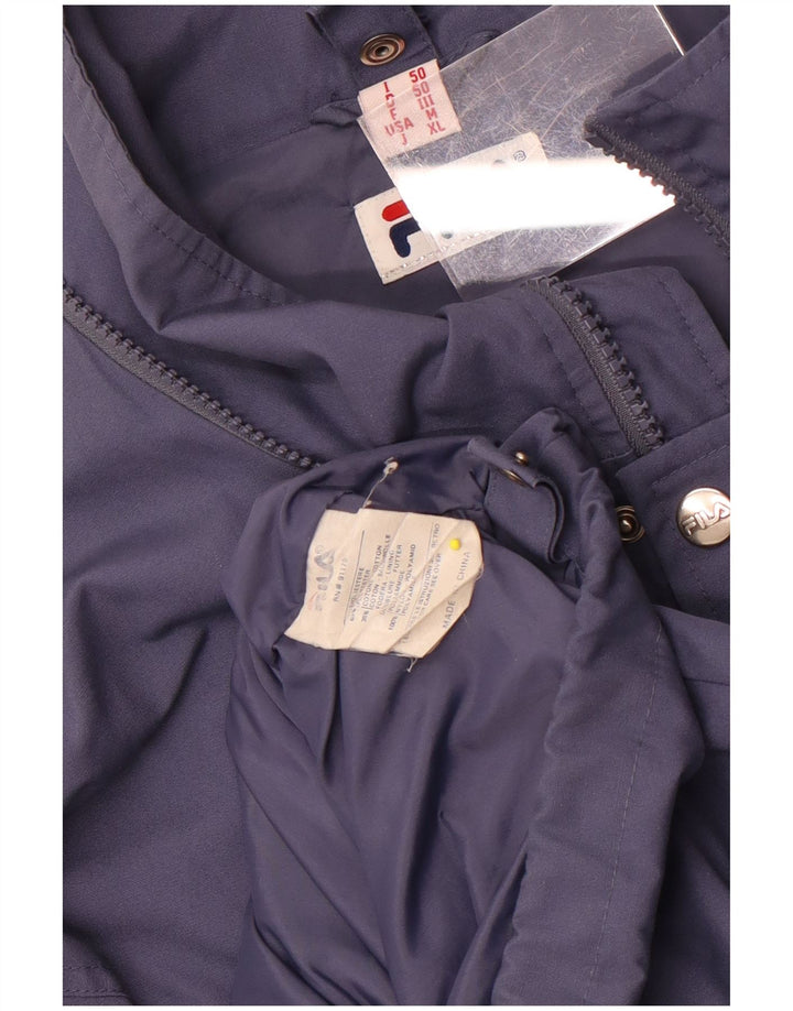 Fila Regnjakke til mænd IT 50 Stor marineblå polyester