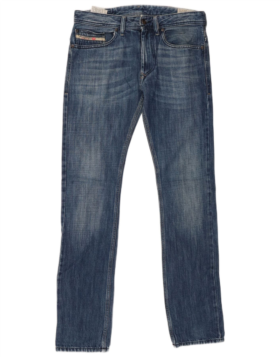 Diesel Herre Thanaz Slim Skinny Jeans W29 L32 Blå Bomuld