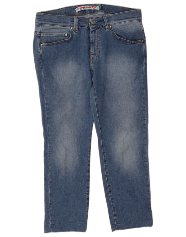 Carrera Herre 717 Cropped Slim Jeans IT 50 Large W34 L25 Blå Bomuld