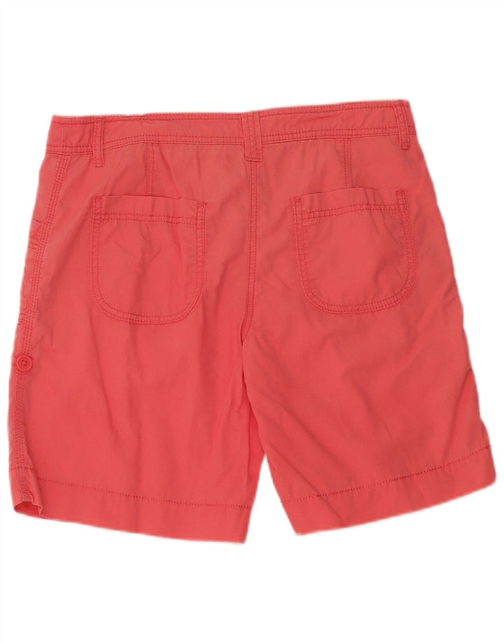 Marks & Spencer Womens Shorts UK 10 Small W30 Pink Bomuld