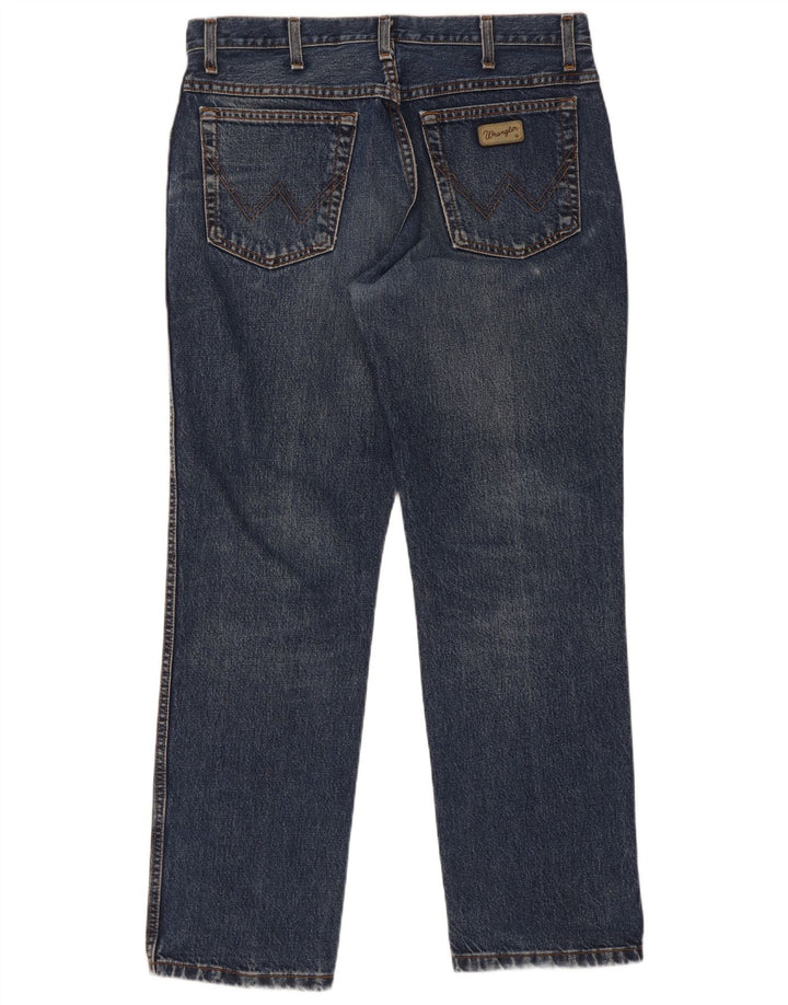 Wrangler Straight Jeans til mænd W34 L30 blå bomuld