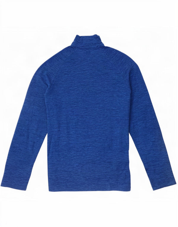 Mountain Warehouse Herre lynlås hals Fleece Jumper Medium Blue Flecked