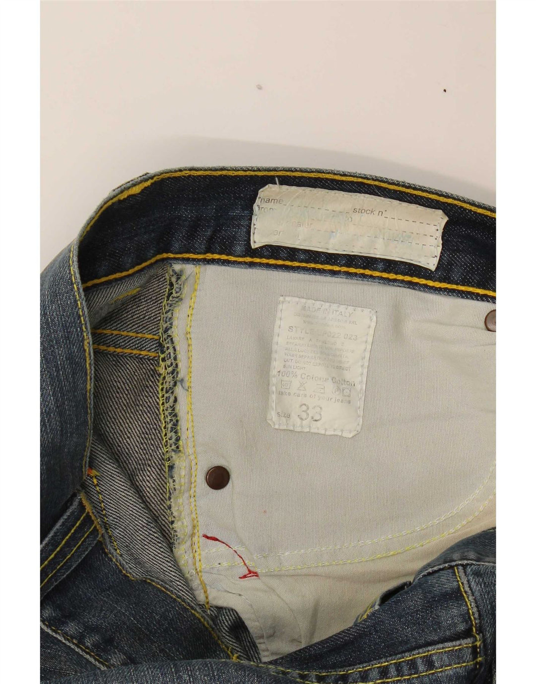 Dondup Dame Slim Jeans W33 L33 Marineblå Bomuld