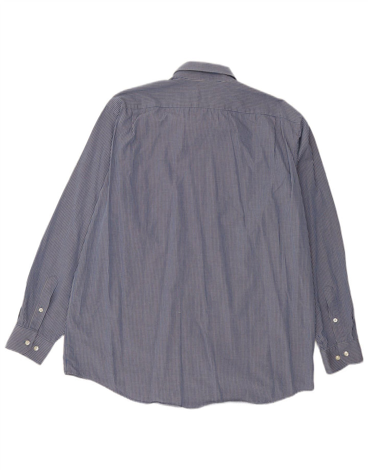 Lacoste herreskjorte str. 41 Large Blue Gingham Cotton