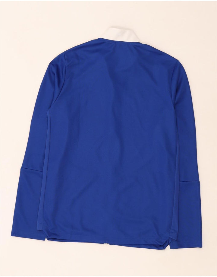 Adidas Boys Aeroready Tracksuit Topjakke 15-16 år Blå Colourblock