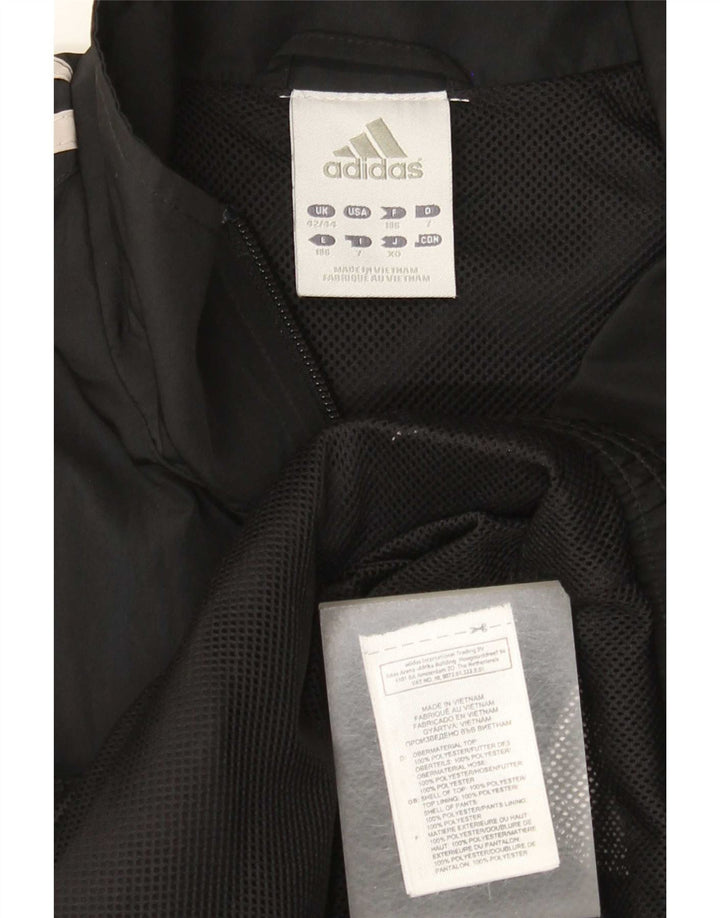 Adidas Træningsdragt til mænd Top jakke UK 42/44 Large Black Colourblock Polyester