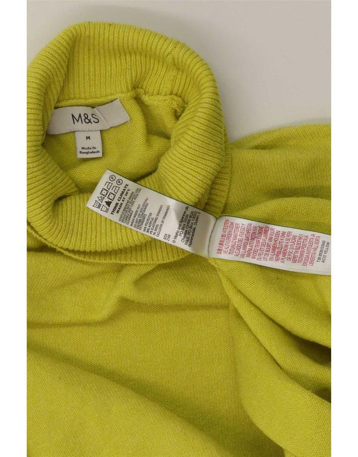 Marks & Spencer Herre rullehals sweater mellemgrøn polyester