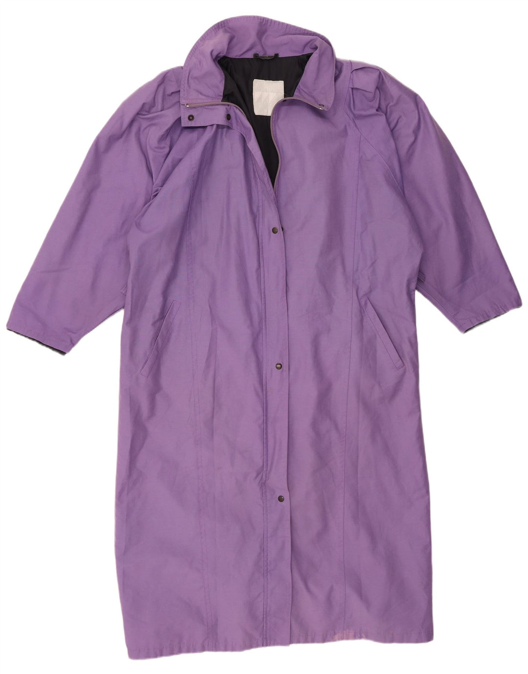 Vintage oversize overfrakke til kvinder UK 18 XL Lilla
